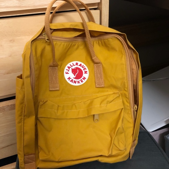 Fjallraven Handbags - Fjallraven Kanken Ochre Original Backpack